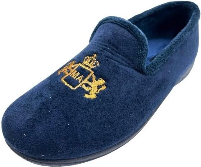 Bienve Pantoffels Ir por casa caballero 6208 azul