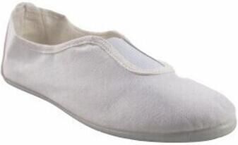 Bienve Pantoffels Lona 100 blanco