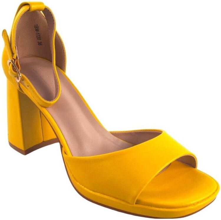 Bienve Sportschoenen Ceremonia señora 1bw-1720 amarillo