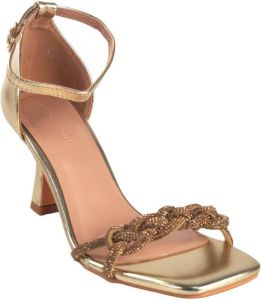 Bienve Sportschoenen Ceremonia señora hf2166 oro