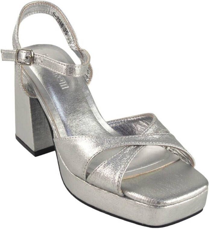 Bienve Sportschoenen Ceremonia señora s2386 plata