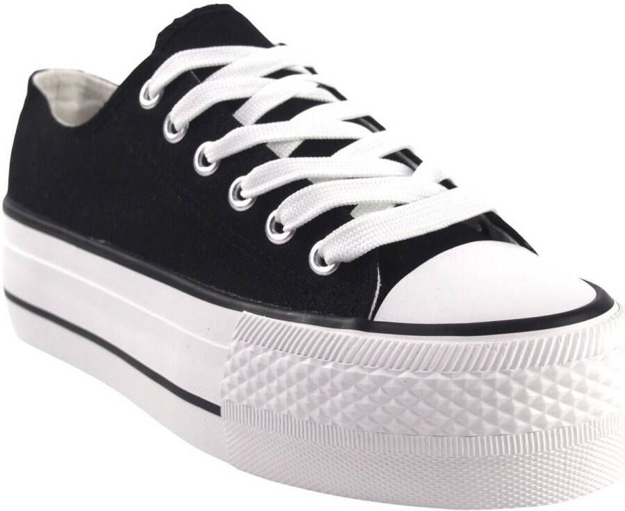 Bienve Sportschoenen Lona señora abx026 negro