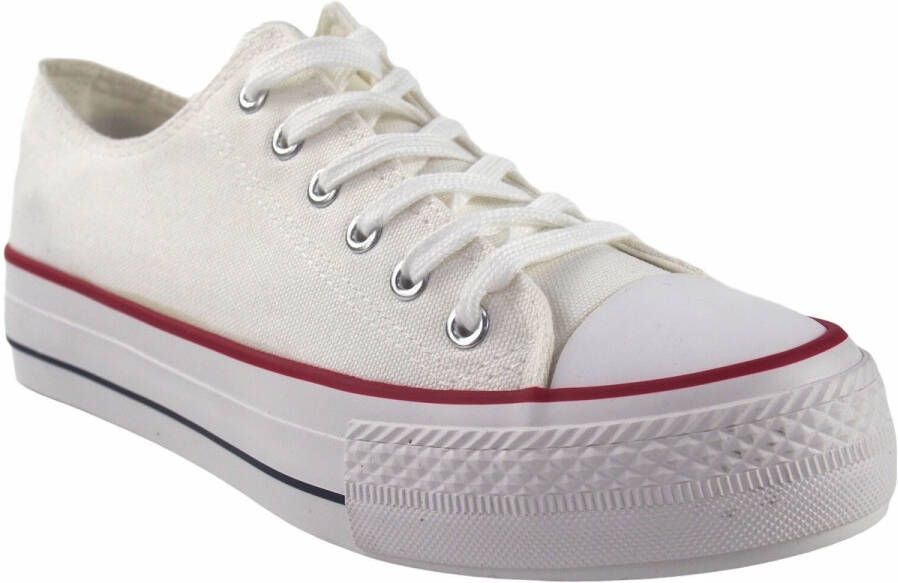 Bienve Sportschoenen Lona caballero 2063b blanco