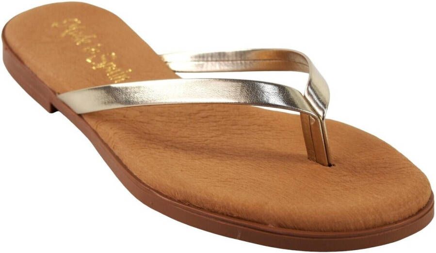 Bienve Sportschoenen Sandalia señora 1202 oro