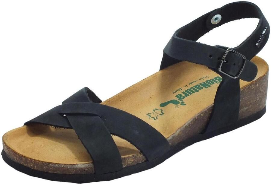 Bionatura Sandalen met sleehak 12 Fregene IMB Nabuk