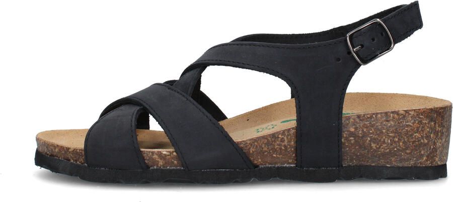 Bionatura Sandalen met sleehak 12A2495