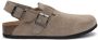 Bionatural Taupe Clog Met Riem Suede Bionatura - Thumbnail 2