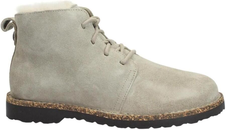 Birkenstock Women's Uppsala Mid Suede Shearling Winterschoenen Narrow beige