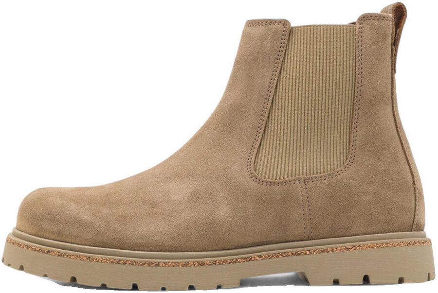 BIRKENSTOCK Chelsea Boots Dames Highwood Slip On Mid W Suède Taupe - Foto 7