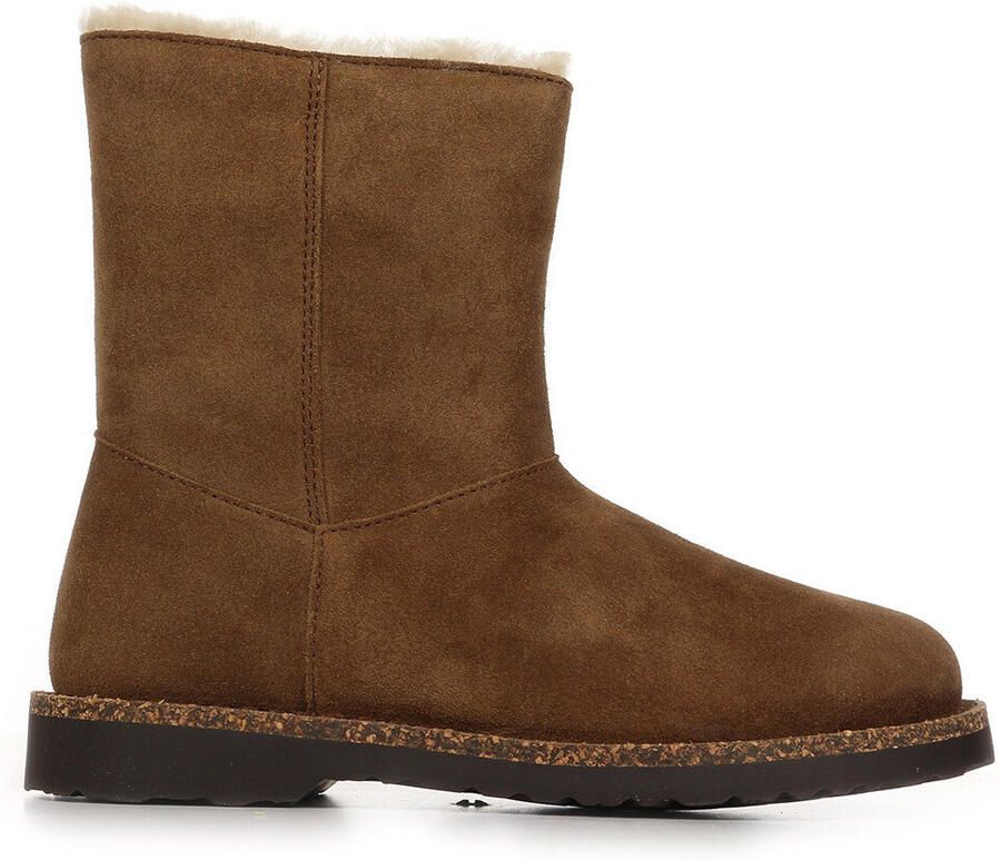 BIRKENSTOCK Vachtlaarzen Dames Uppsala Zip Shearling Maat: 39 Materiaal: Suède Kleur: Bruin - Foto 17