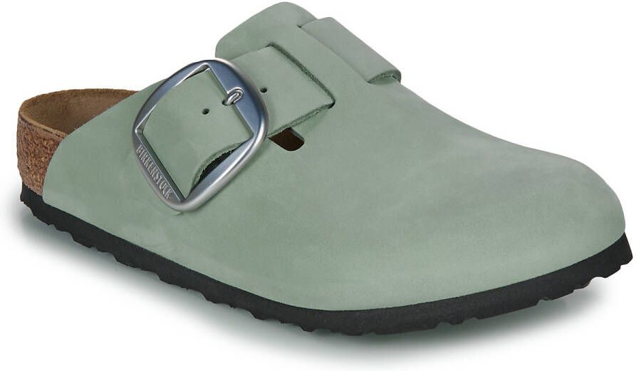 Birkenstock Klompen Boston Big Buckle LENB Pure Sage