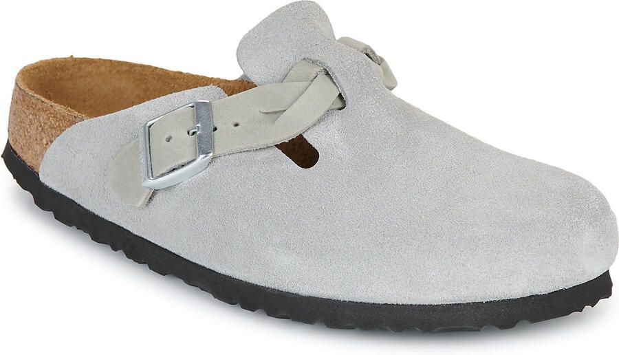 BIRKENSTOCK Muiltjes 'Boston' pastelgroen