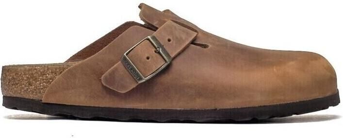 Birkenstock Boston BS Slippers Cognac Narrow Fit Unisex - Foto 8