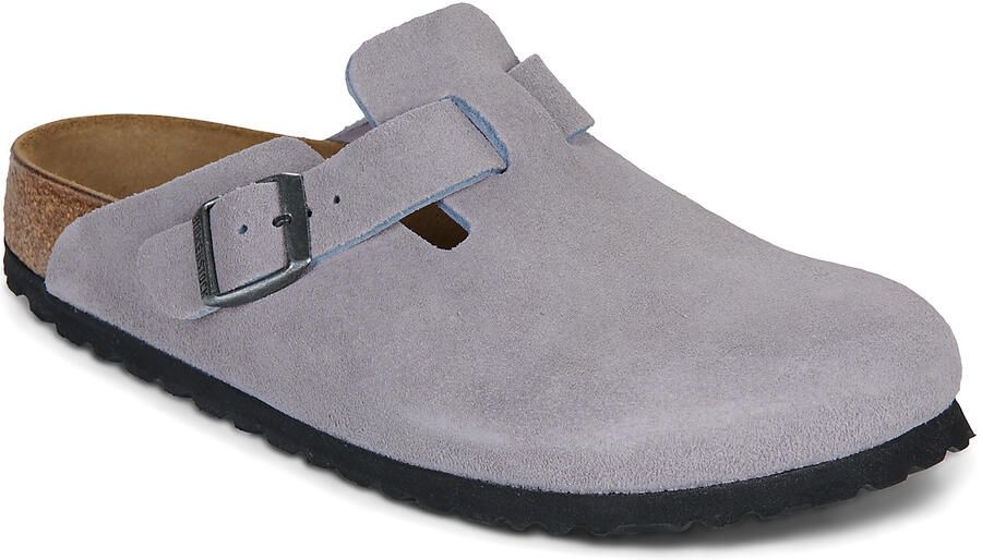 Birkenstock Suede Slippers en Sandalen Dames Paars Suède - Foto 2