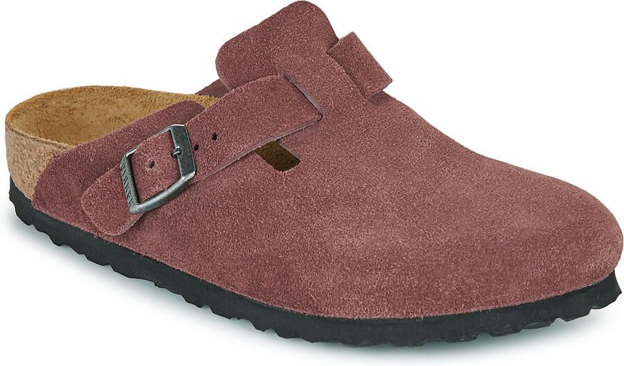 Birkenstock Kid's Boston BS Suede Leather Sandalen Narrow bruin - Foto 2