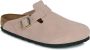 Birkenstock Suède Muiltjes met Zijgesp Sluiting Pink - Thumbnail 2