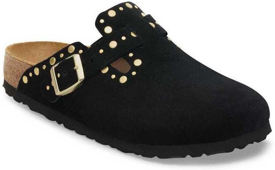 Birkenstock Gespenkte Suède Mule Sandalen - Foto 4