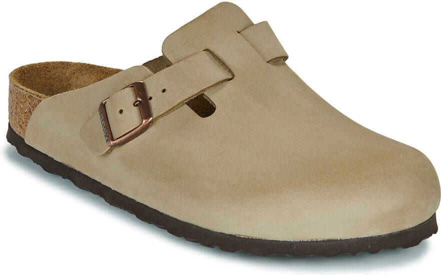 Birkenstock Boston SFB Oiled Leather Sandalen Regular bruin - Foto 8