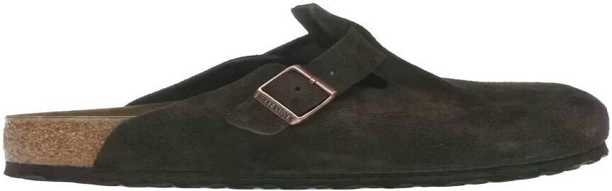 Birkenstock Klompen Boston Suede Mocha