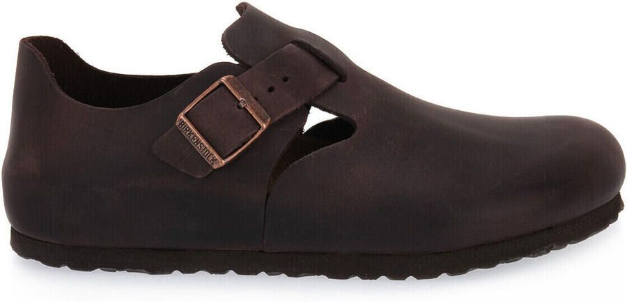 Birkenstock Birkensock London Instappers Habana Narrow fit | Bruin | Nubuck - Foto 4