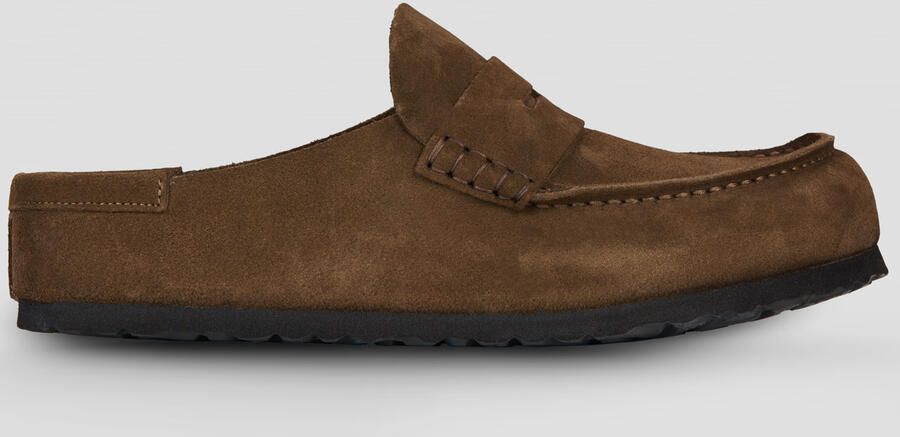 BIRKENSTOCK Instappers Heren Naples Maat: 42 Materiaal: Suède Kleur: Bruin - Foto 7