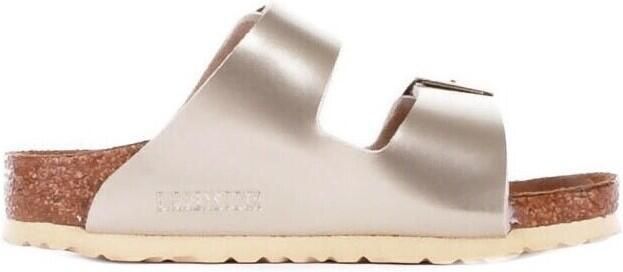 Birkenstock Arizona Kids Slippers Electric Metallic Gold Narrow fit | Goud | Imitatieleer - Foto 14