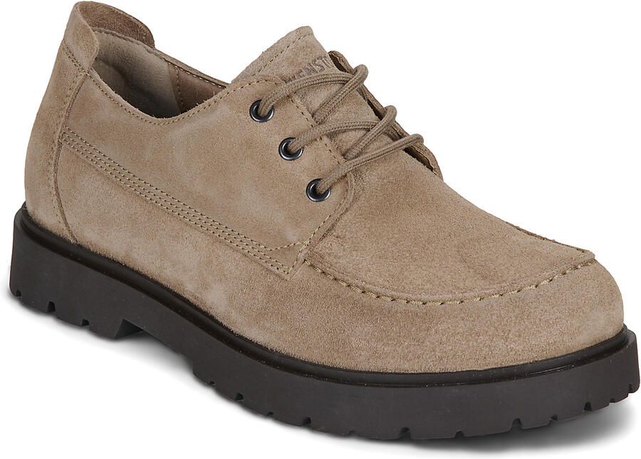 Birkenstock Highwood Moc Lace Low Suede Leather Sneakers bruin