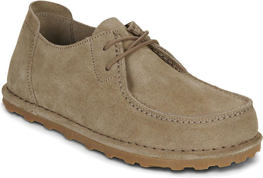 Birkenstock Utti Lace Suede Leather Vrijetijdsschoenen Narrow gray taupe