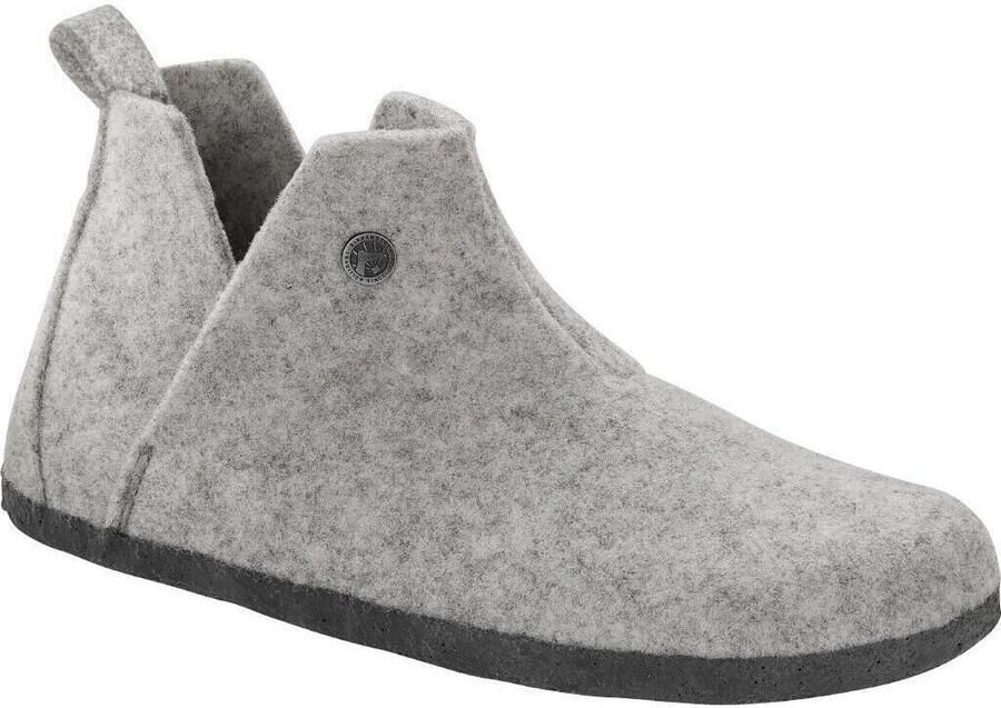 Birkenstock Andermatt Pantoffels Light Grey Narrow fit | Grijs | Wolvilt - Foto 4