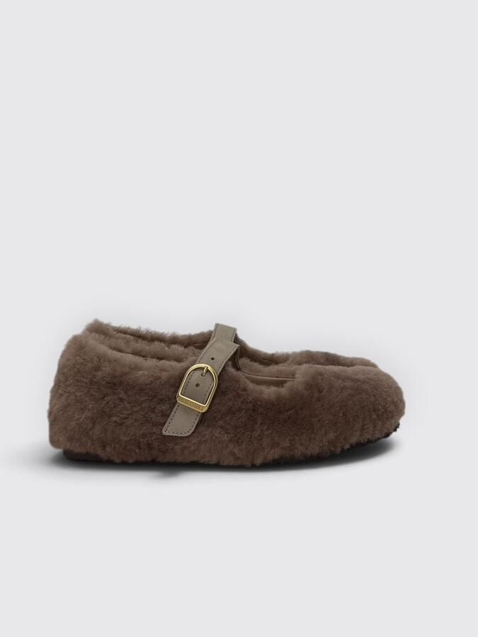 BIRKENSTOCK Ballerina met riempjes 'Santa Clarita' brokaat