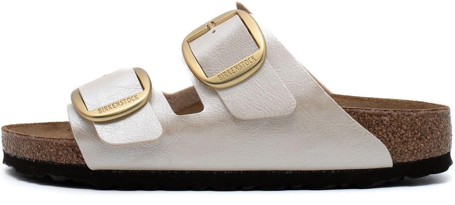 Birkenstock Arizona Dames Slippers Graceful Pearl White Narrow fit | Wit | Imitatieleer - Foto 9