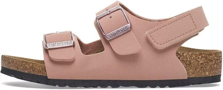 Birkenstock Kid's Milano AS Birkibuc Sandalen Narrow roze bruin - Foto 6