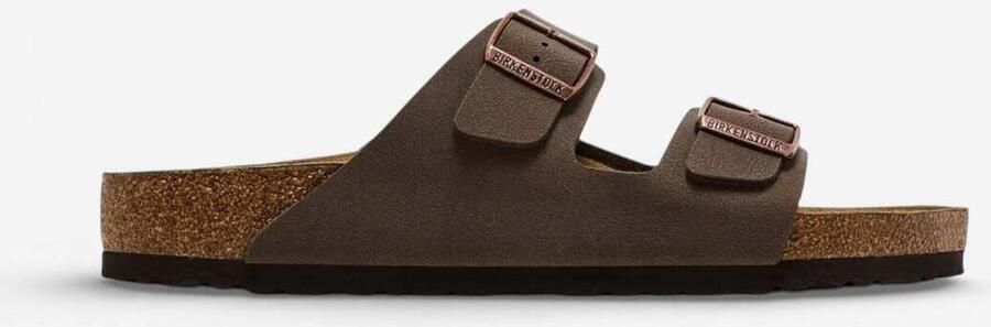 Birkenstock Platte sandalen Arizona Birkibuc Mocha - Foto 2