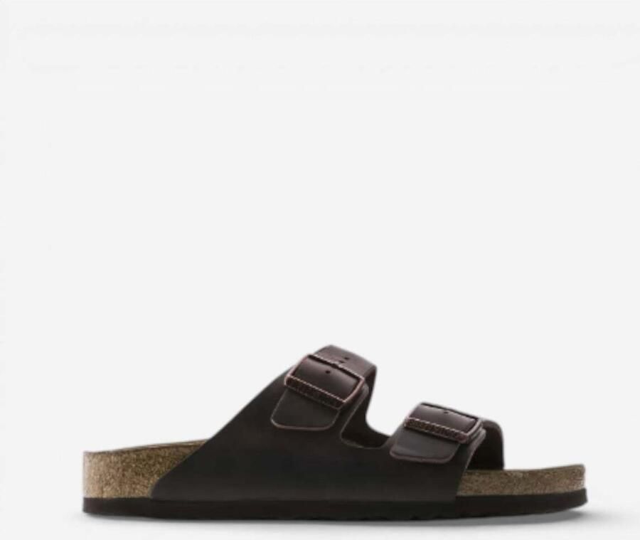 Birkenstock Platte sandalen Arizona Oiled Leather Habana - Foto 2