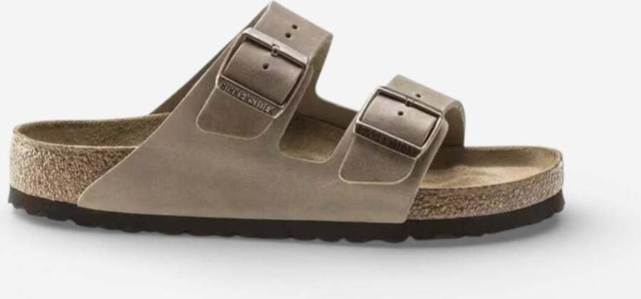 Birkenstock Platte sandalen Arizona Soft Footbed Oiled Leather Tobacco Brown - Foto 2