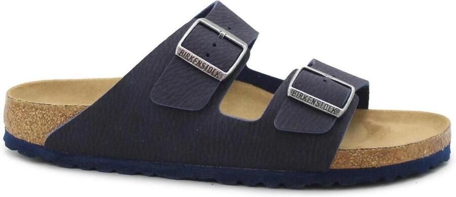 Birkenstock Arizona Heren Slippers Indigo Blue Narrow fit | Blauw | Microvezel - Foto 9