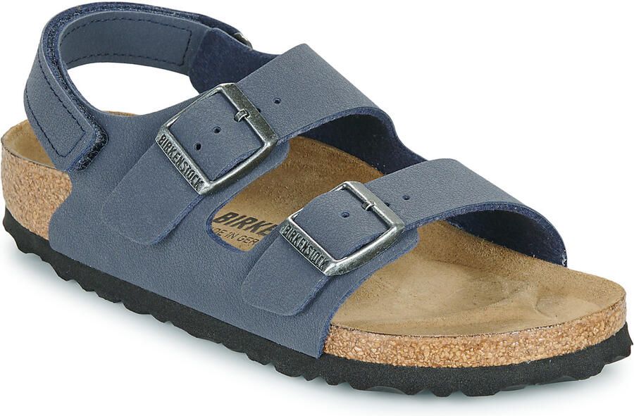 Birkenstock Kid's Milano AS Birkibuc Sandalen Narrow grijs - Foto 6