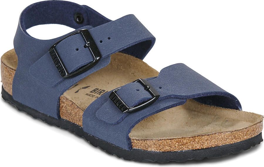 Birkenstock New York Junior Birko Flor BC Narrow Junior Sandaal Marineblauw - Foto 20