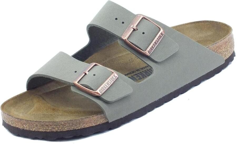 Birkenstock Arizona Slippers en Sandalen Grijs Nubuck - Foto 15