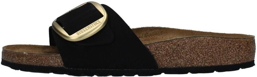 BIRKENSTOCK Slippers Dames Madrid Big Buckle Maat: 39 Materiaal: Nubuck Kleur: Zwart - Foto 16