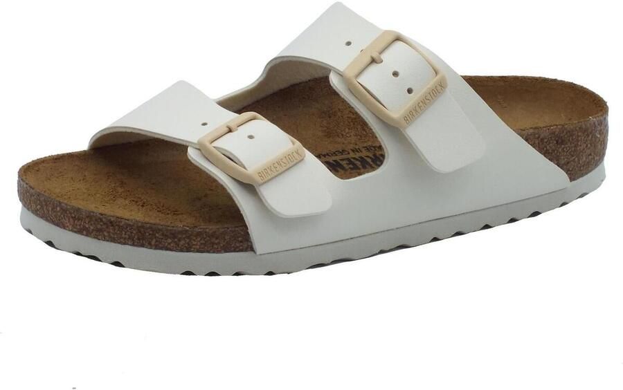 Birkenstock - s off-white-crÈme-ivoorkleur slippers & muiltjes - Foto 10
