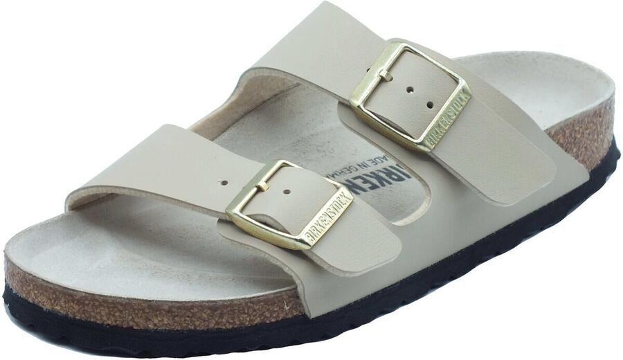 Birkenstock Women's Arizona BS Birko-Flor Triples Sandalen Narrow beige - Foto 2