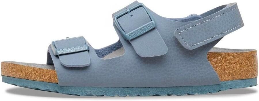 Birkenstock Kid's Milano AS Birko-Flor Triples Sandalen Narrow grijs - Foto 2