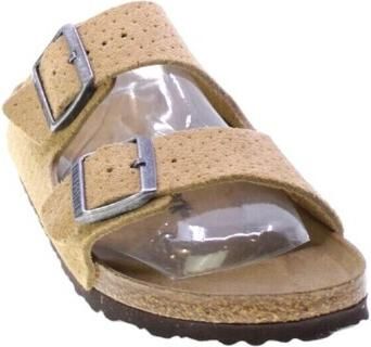 Birkenstock Arizona Lederen Slippers Beige - Foto 4