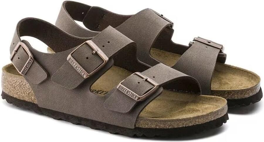 Birkenstock Milano Sandalen Mocha Narrow fit | Bruin | Imitatieleer - Foto 12