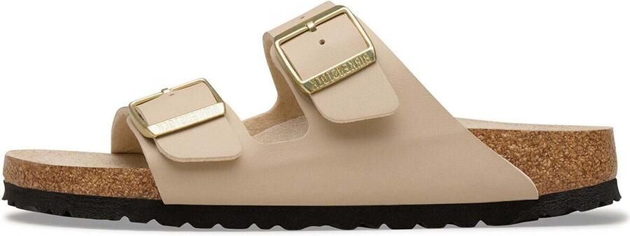 Birkenstock Women's Arizona BS Birko-Flor Triples Sandalen Narrow beige - Foto 3