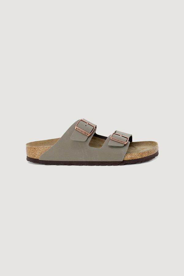 Birkenstock Arizona Slippers en Sandalen Grijs Nubuck - Foto 14