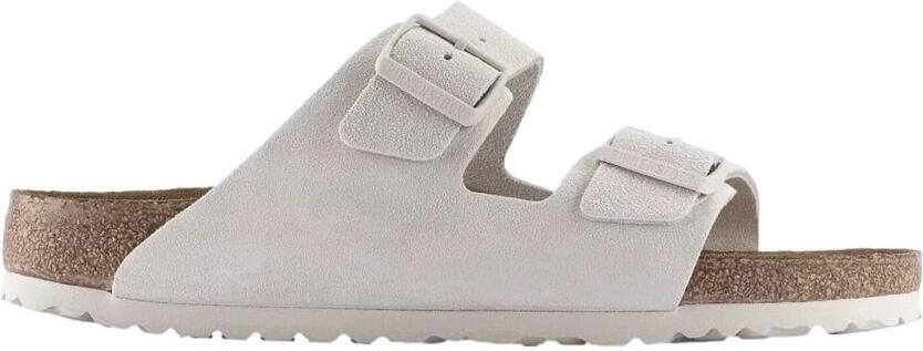 BIRKENSTOCK Teenslippers Dames Arizona Soft Maat: 38 Materiaal: Suède Kleur: Beige - Foto 9