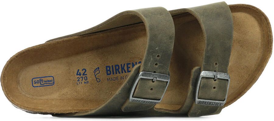 BIRKENSTOCK Slippers Arizona Maat: 43 Materiaal: Leer Kleur: Groen - Foto 10