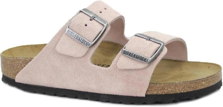 Birkenstock Narrow Arizona Suede Leather Pink Clay - Foto 2